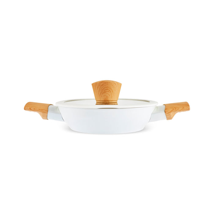Karaca Swiss Crystal Almond, Set de 6 Casseroles Basses, Induction