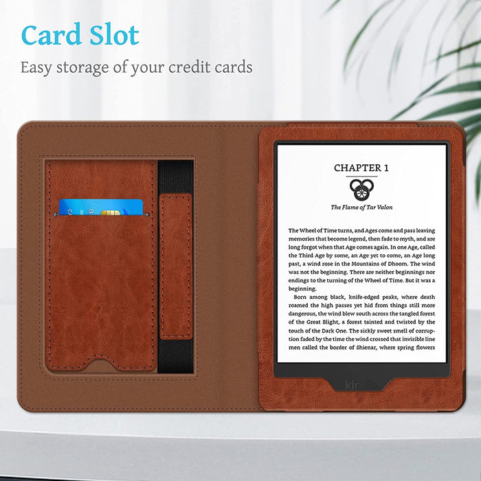 Kindle 11th Gen (2024/2022) Vegan Leather Sleeve Case | Fintie