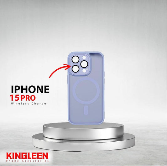 King Leen Cover iPhone 15Pro, Black Camera, Multicolour