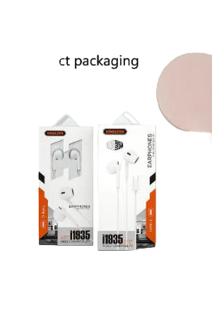 King Leen Headset Earphone, Wired, White