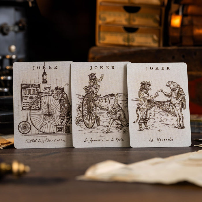 Le Voyage du Chat Rouge Playing Cards