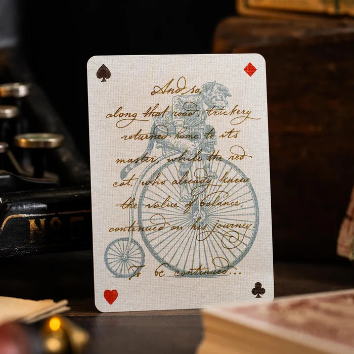 Le Voyage du Chat Rouge Playing Cards