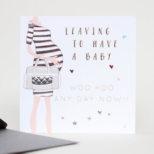 Leaving To Have A Baby Greetings Card