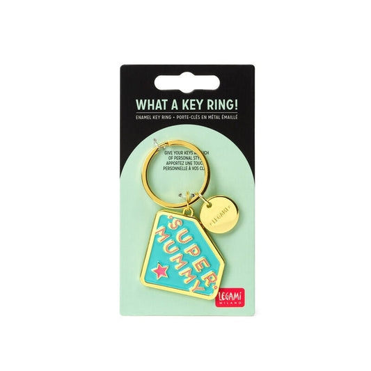 Legami What A Key Ring - Super Mummy