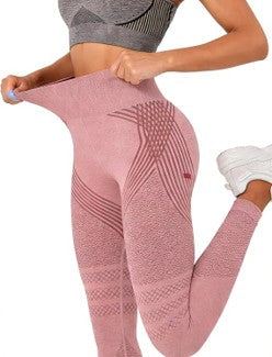 Leggings for Women, 3D Textured Seamless Yoga Pants, High Waisted Tummy Control Compression Scrunch, Butt Lift, TCoU Recommendations from Amazon Products