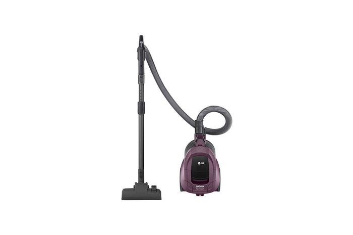 LG Canister Vacuum Cleaner, 1.3Lit, 2000Watts, Pearl Sparkle Red