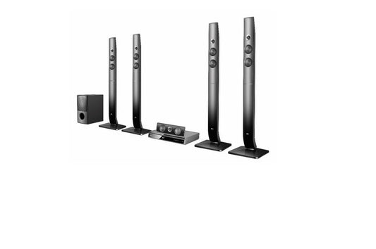 LG Home Theatre, 4Tallboy Speakers, 1000Watts, 5.1 Channel, Black