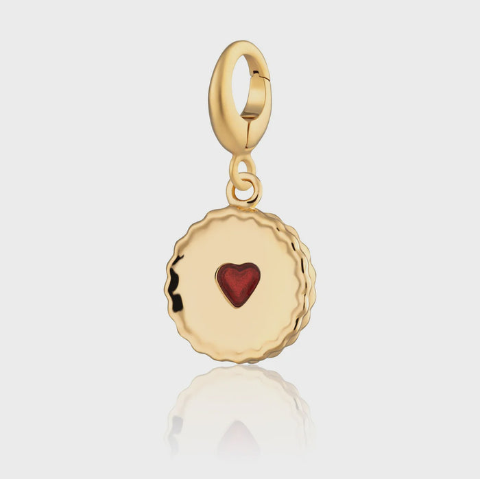 Lily Charmed Gold Jammie Dodger Charm