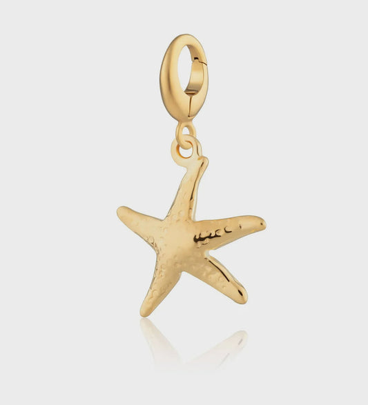 Lily Charmed Gold Starfish Charm