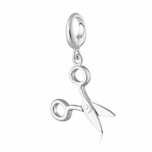 Lily Charmed Silver Scissors Charm