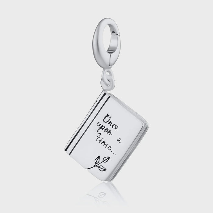 Lily Charmed Silver Story Book Charm