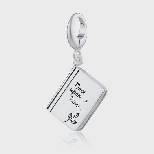 Lily Charmed Silver Story Book Charm
