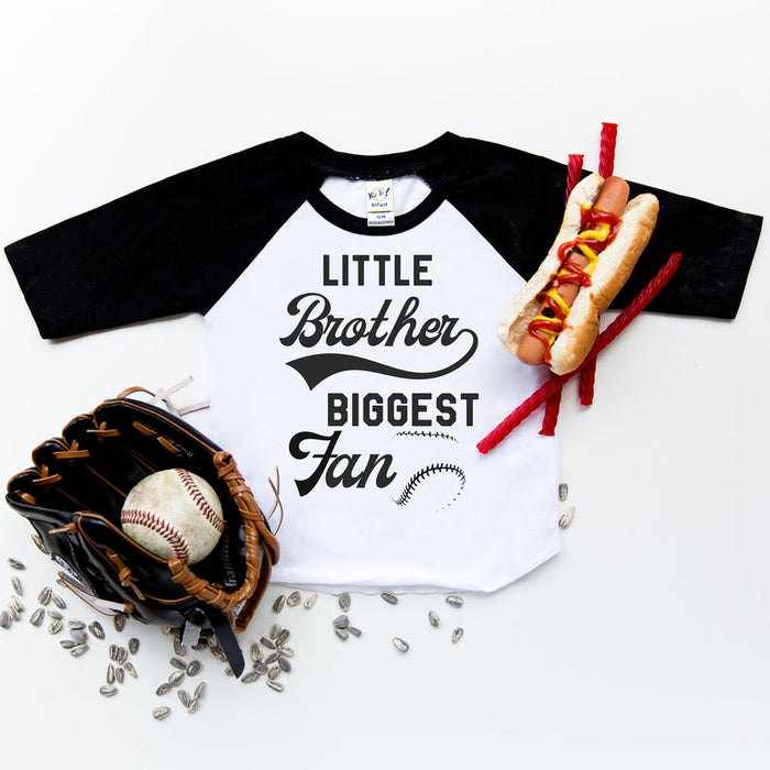 Little Brother or Sister "Biggest Fan" Baseball Raglan