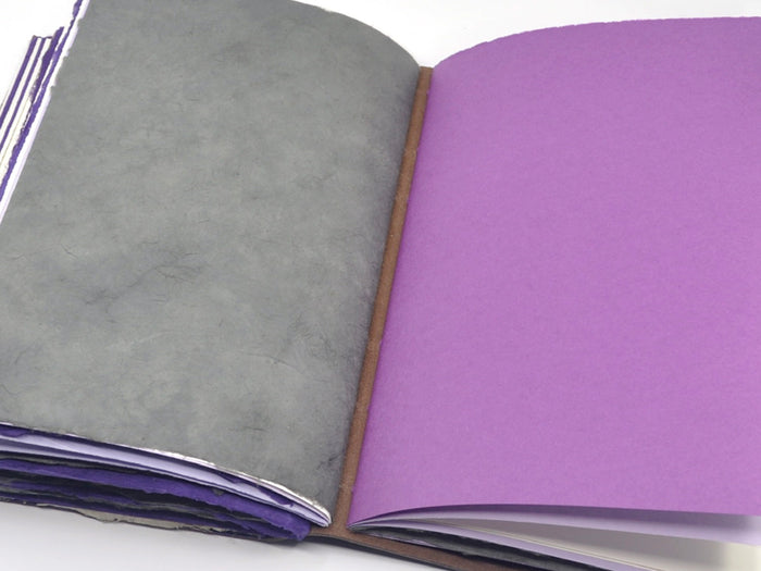 Lotus Flower One of a Kind Leather Journal