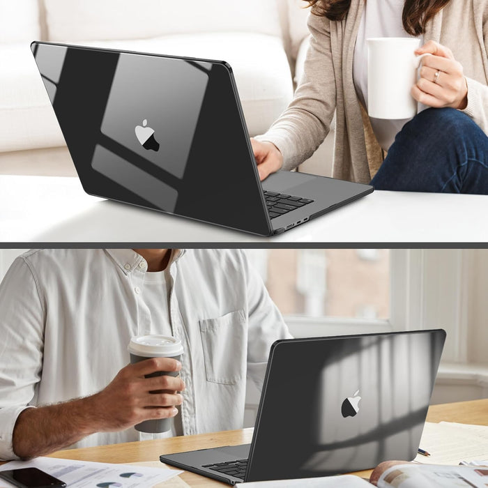 MacBook Air 15 Inch M5/M4/M3/M2 Chip (A3448/A3241/A3114/A2941) Protective Snap-On Hard Shell Case | Fintie