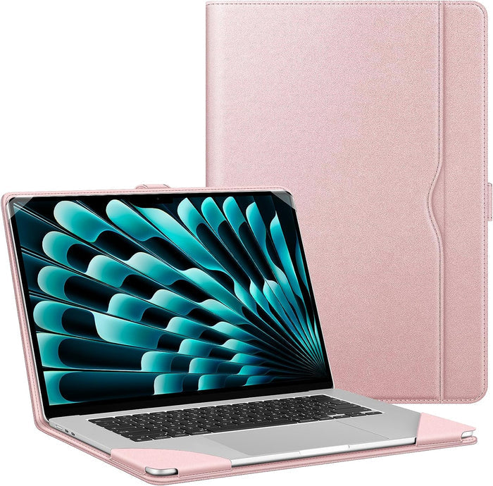MacBook Air 15 Inch with M5/M4/M3/M2 Chip (Model A3448/A3241/A3114/A2941) Sleeve Case Folio Book Cover | Fintie