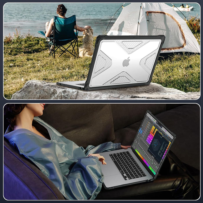 MacBook Air 15.3" (M5/M4/M3/M2, A3448/A3241/A3114/A2941) Heavy-Duty Rugged Case | Fintie