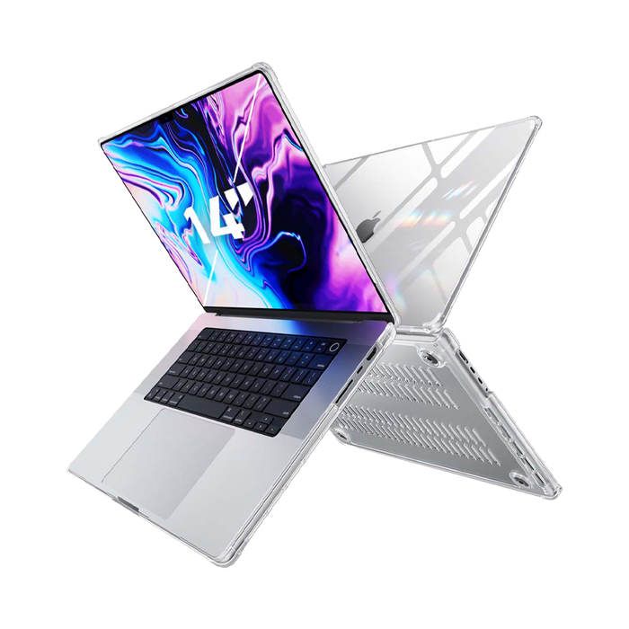 MacBook Pro 14 inch (2021-2026) Unicorn Beetle CLEAR Case Cover (Open-Box) -Clear