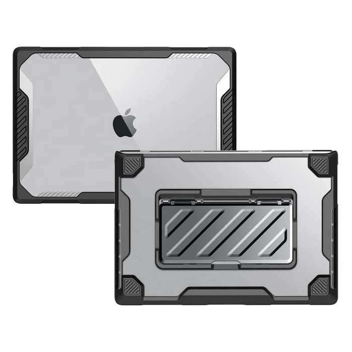 MacBook Pro 16 inch (2026-2021) Unicorn Beetle PRO Case Cover with Kickstand-Black