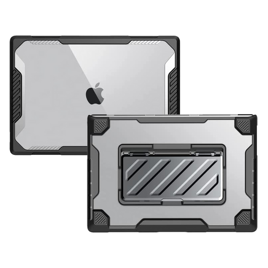 MacBook Pro 16 inch (2026-2021) Unicorn Beetle PRO Case Cover with Kickstand-Black