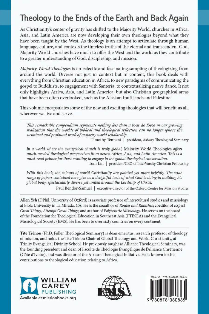 Majority World Theologies (EMS 26) - MissionBooks.org