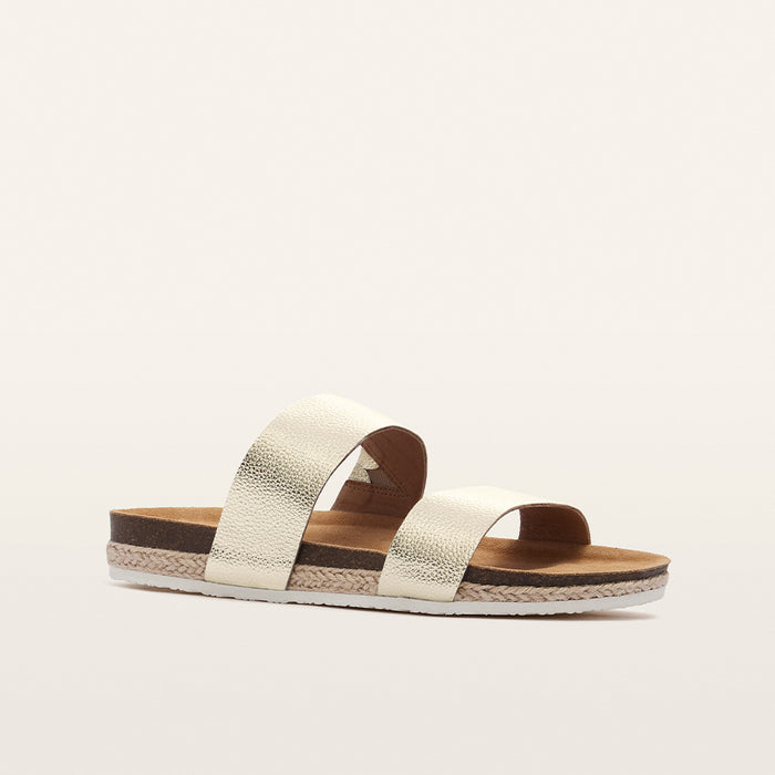 Maria III White Gold Pebbled