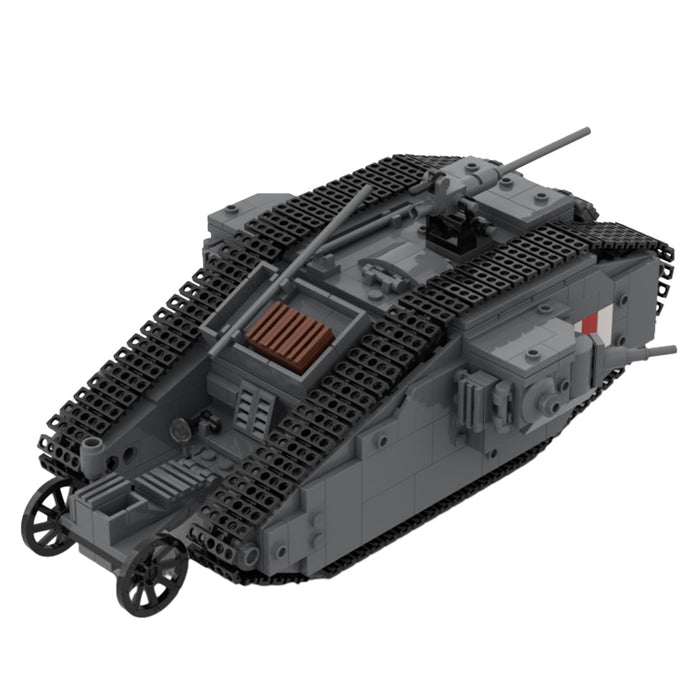 Mark - II - Militärpanzer Klemmbausteine - LesDiy - Klemmbausteine