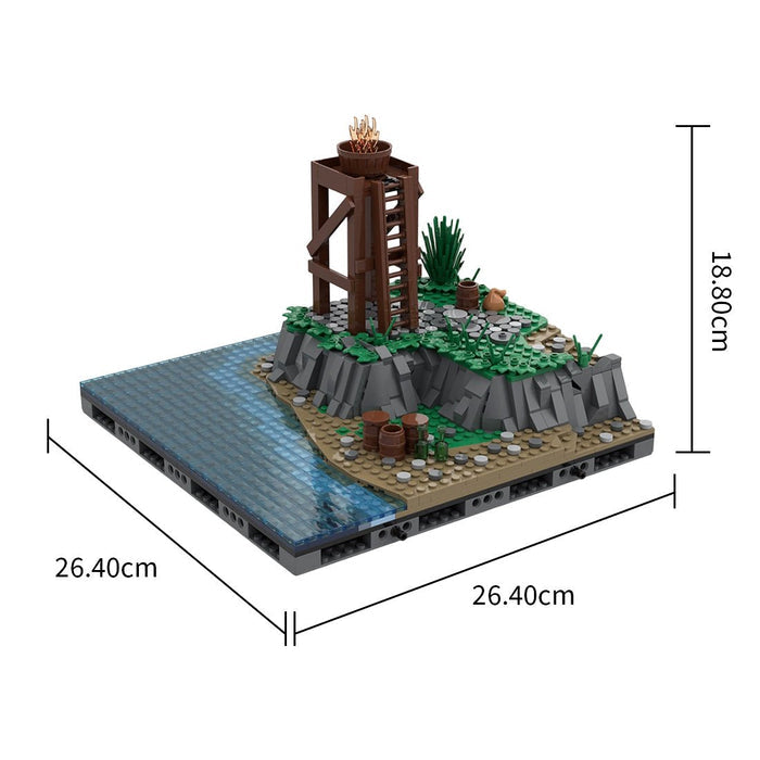 Medieval Pirate Tower PA - 001 Klemmbausteine - LesDiy - Klemmbausteine
