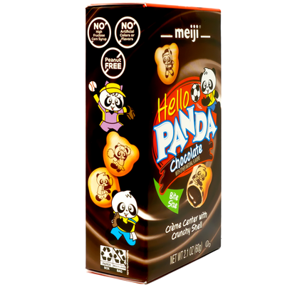 Meiji - Hello Panda Cookies Filled with Chocolate Cream - Kryptonite Character Store