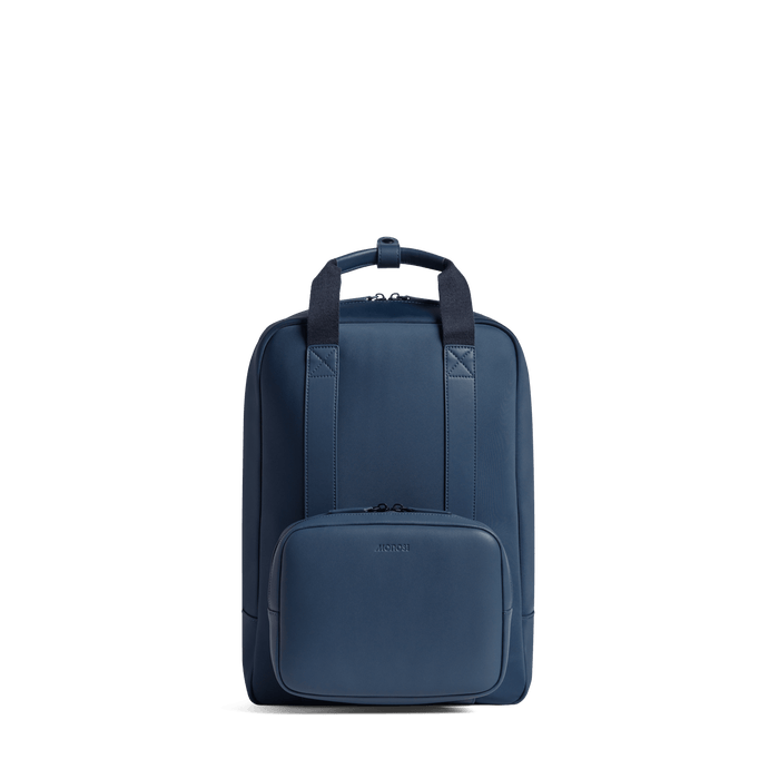 Oxford Blue Scaled | Front view of Metro Backpack Oxford Blue