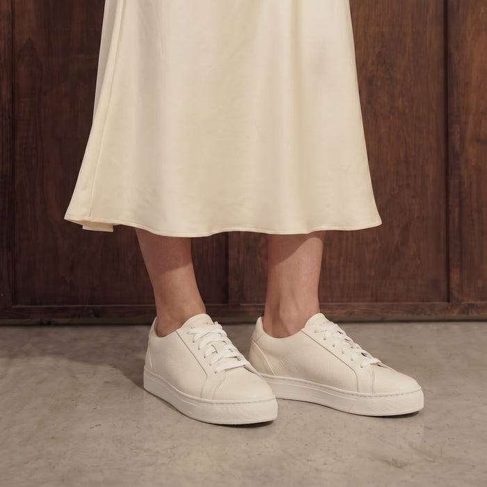 Mim V Cream Tumbled