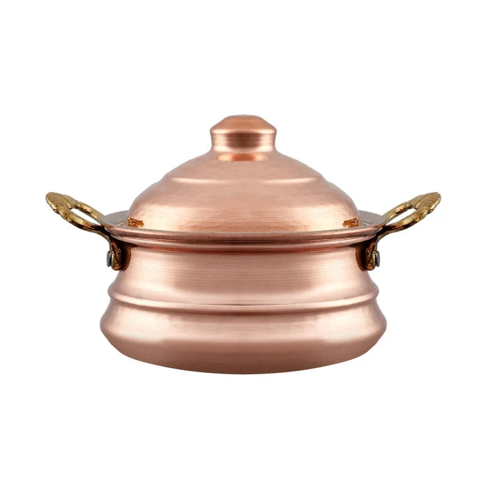 Mini faitout Karaca Alacahoyuk en cuivre, 8 cm