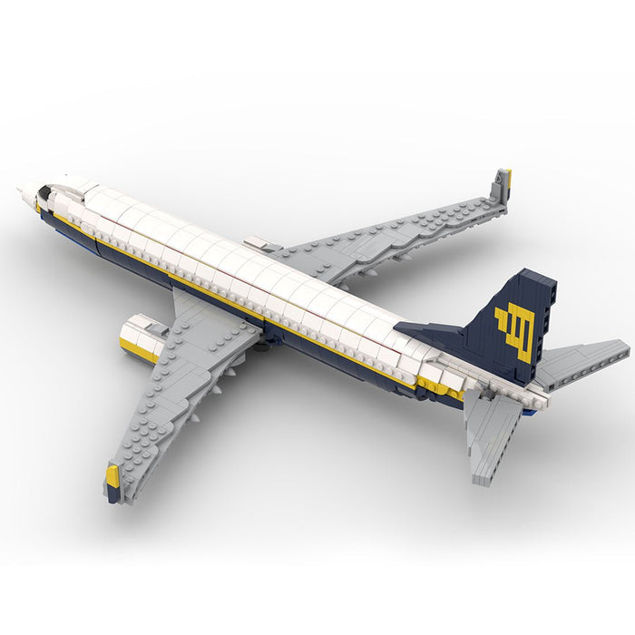 MOC - 127217 1/80 737 Jetliner Klemmbausteine - LesDiy - Klemmbausteine