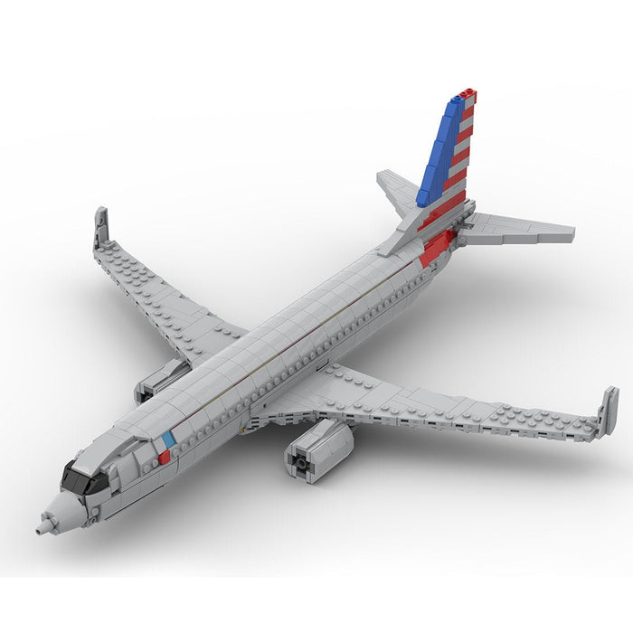 MOC - 127873 1/80 737 Großer Jetliner Klemmbausteine - LesDiy - Klemmbausteine