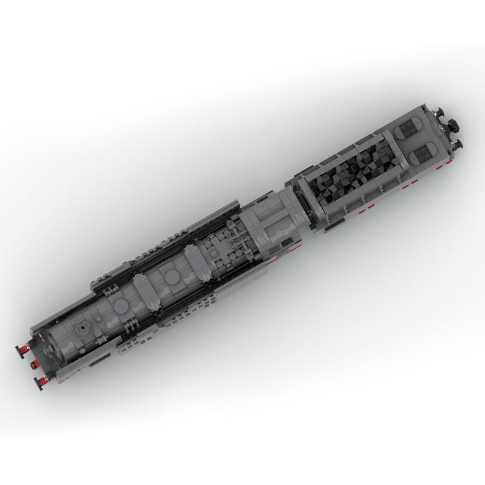 MOC - 129996 DR - Baureihe 50 - War Locomotive Wehrmacht WWII (8w) Klemmbausteine - LesDiy - Klemmbausteine