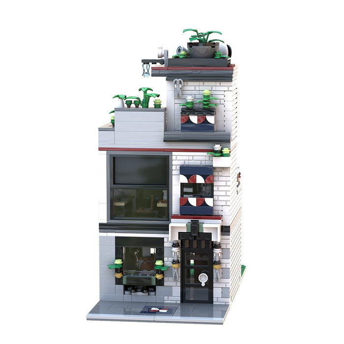 MOC - 131435 3 - in - 1 Fashion Store + Design Studio + Flower Shop Klemmbausteine - LesDiy - Klemmbausteine