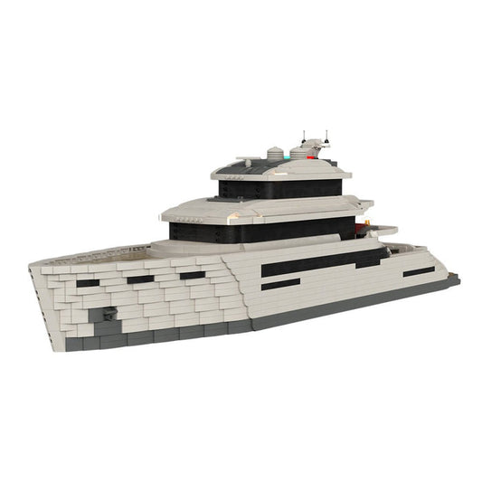 MOC - 157092 Super - Luxusyacht Klemmbausteine - LesDiy - Klemmbausteine
