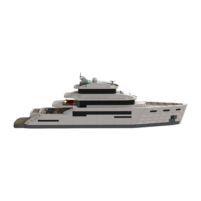 MOC - 157092 Super - Luxusyacht Klemmbausteine - LesDiy - Klemmbausteine
