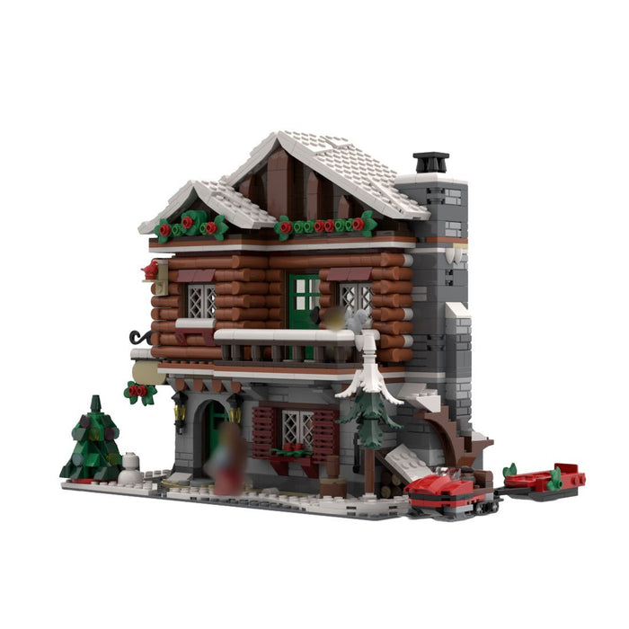 MOC - 160873 Modular Alpine Lodge - Modification of Set 10325 Klemmbausteine - LesDiy - Klemmbausteine