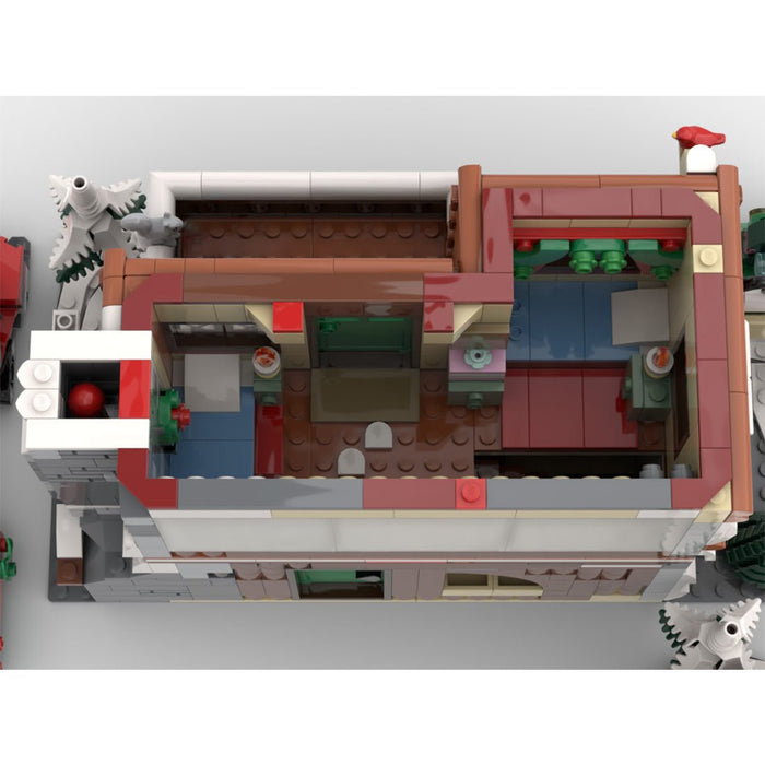 MOC - 160873 Modular Alpine Lodge - Modification of Set 10325 Klemmbausteine - LesDiy - Klemmbausteine