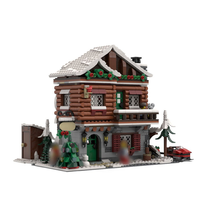 MOC - 160873 Modular Alpine Lodge - Modification of Set 10325 Klemmbausteine - LesDiy - Klemmbausteine