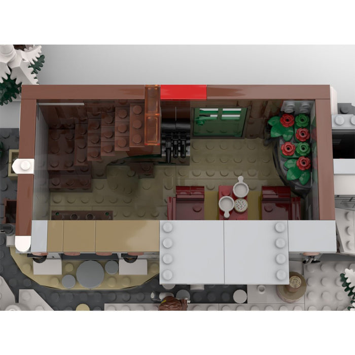 MOC - 160873 Modular Alpine Lodge - Modification of Set 10325 Klemmbausteine - LesDiy - Klemmbausteine