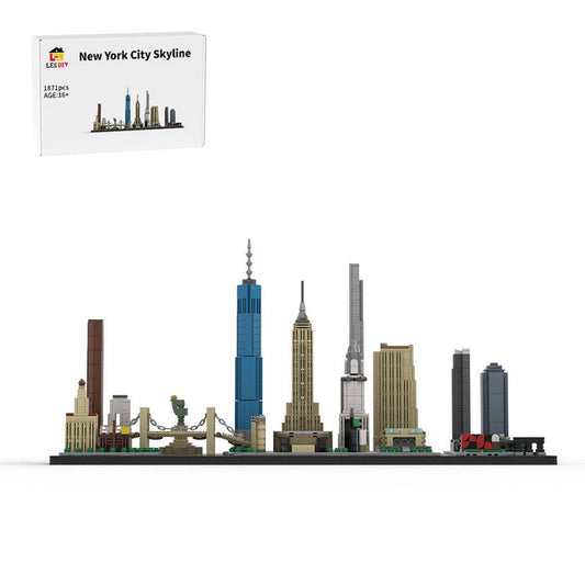 MOC - 171090 1/2000 ScaleNew York City Skyline Klemmbausteine - LesDiy - Klemmbausteine