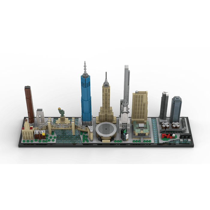 MOC - 171090 1/2000 ScaleNew York City Skyline Klemmbausteine - LesDiy - Klemmbausteine