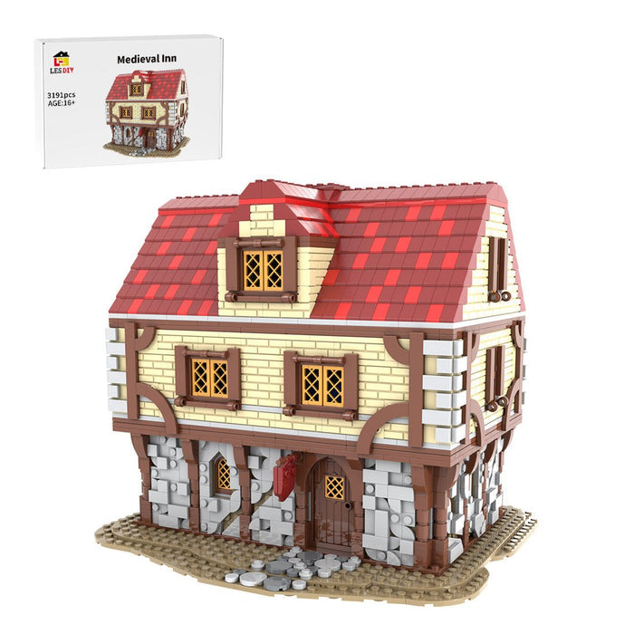 MOC-192313 Medieval inn Klemmbausteine-LesDiy-Klemmbausteine