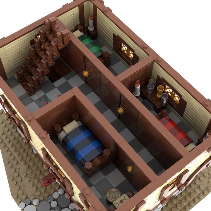 MOC-192313 Medieval inn Klemmbausteine-LesDiy-Klemmbausteine