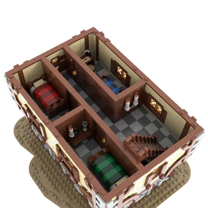 MOC-192313 Medieval inn Klemmbausteine-LesDiy-Klemmbausteine