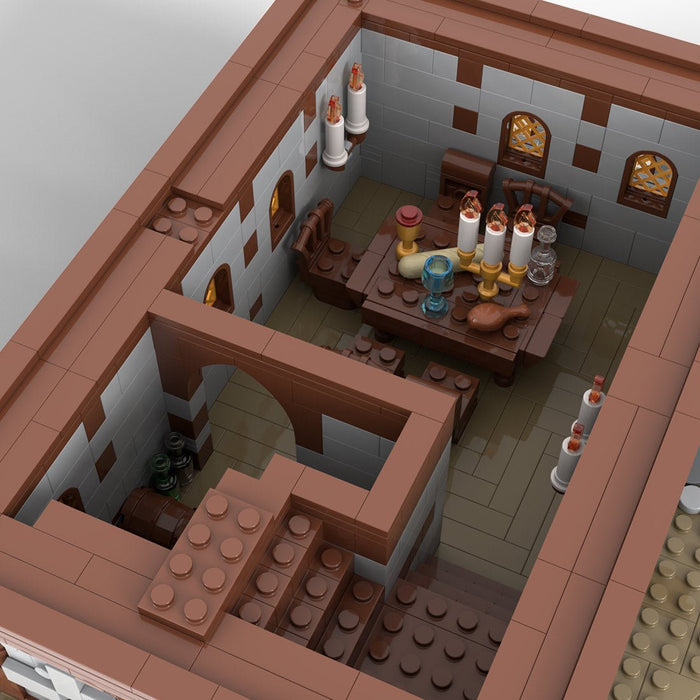 MOC-192313 Medieval inn Klemmbausteine-LesDiy-Klemmbausteine