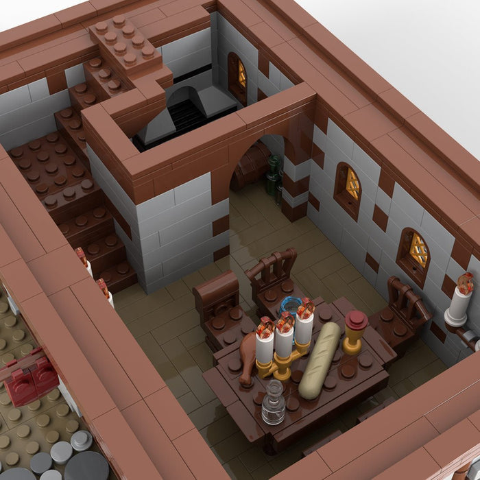 MOC-192313 Medieval inn Klemmbausteine-LesDiy-Klemmbausteine