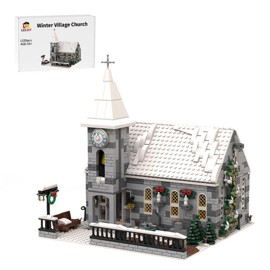 MOC - 199733 Winter Village Church Klemmbausteine - LesDiy - Klemmbausteine